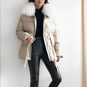 The Curated THE DOWN SHEARLING JACKET  (M)